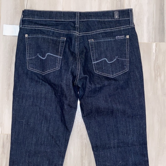 7 For All Mankind Gwenevere Skinny Ankle, Dark, Mexico, 29x29, NWT, $189 MSRP - Picture 10 of 12
